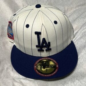 New Era LA Dodgers Pinstripe Cap